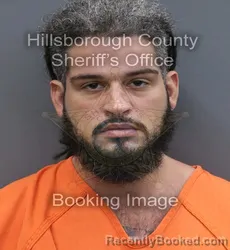 Mugshot of Cameron Hamilton Lawrence booked in Hillsborough County, Florida on September 2, 2026