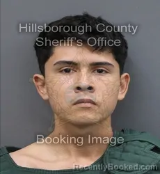 Mugshot of Jomar Aguilar booked in Hillsborough County, Florida on September 2, 2026