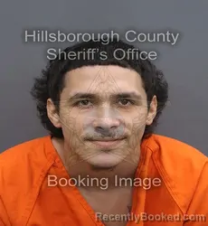 Mugshot of Jafredo Flores Rivera booked in Hillsborough County, Florida on September 2, 2026