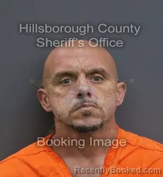 Mugshot of Danny Eugene Mccabe booked in Hillsborough County, Florida on September 2, 2026
