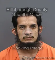 Mugshot of Leopoldo Escamilla booked in Hillsborough County, Florida on September 2, 2026