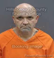 Mugshot of Daniel Ernest Alger booked in Hillsborough County, Florida on September 2, 2026