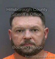 Mugshot of Jacob Benjamin Hunter booked in Hillsborough County, Florida on September 2, 2026