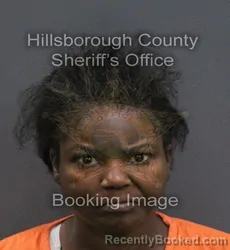Mugshot of Zsatelia Caneidekia Parker booked in Hillsborough County, Florida on September 2, 2026