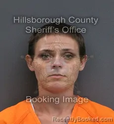 Mugshot of Kayleigh Marie Jackson booked in Hillsborough County, Florida on September 3, 2026