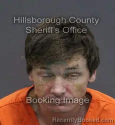 Mugshot of Sebastian Drew Waibel booked in Hillsborough County, Florida on September 3, 2026