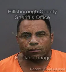 Mugshot of Arleys Bonet Mustelier booked in Hillsborough County, Florida on September 3, 2026