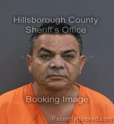 Mugshot of Roger Antonio Lara booked in Hillsborough County, Florida on September 3, 2026
