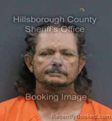 Mugshot of Daniel Gentry booked in Hillsborough County, Florida on September 3, 2026