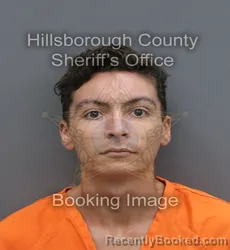 Mugshot of Giovanni Gideon Rutherford booked in Hillsborough County, Florida on September 3, 2026