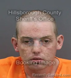 Mugshot of Christian Clinton Blaisdell booked in Hillsborough County, Florida on September 3, 2026