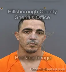 Mugshot of Dankiel Rosales Monduy booked in Hillsborough County, Florida on September 3, 2026