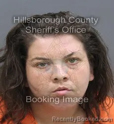 Mugshot of Ashley E Boston booked in Hillsborough County, Florida on September 3, 2026