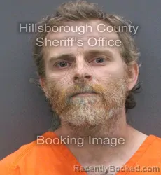 Mugshot of Nathaniel Thomas Snyder booked in Hillsborough County, Florida on September 3, 2026