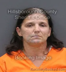 Mugshot of Khristina Marie Johnson booked in Hillsborough County, Florida on September 3, 2026