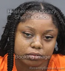 Mugshot of Kadaysia Lashaye Dash booked in Hillsborough County, Florida on September 5, 2026
