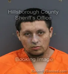 Mugshot of Jose Antonio Esparza booked in Hillsborough County, Florida on September 5, 2026