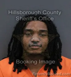 Mugshot of Jayden Javarius Nunez booked in Hillsborough County, Florida on September 5, 2026