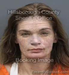 Mugshot of Ashley Marie Conrad booked in Hillsborough County, Florida on September 5, 2026