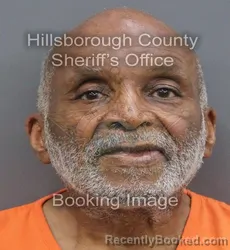 Mugshot of Carl Leon Simmons booked in Hillsborough County, Florida on September 5, 2026
