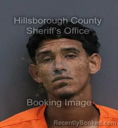 Mugshot of Anthony Miguel Vazquez Rivera booked in Hillsborough County, Florida on September 6, 2026