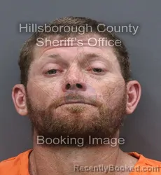 Mugshot of Gregory Dustin Orourke booked in Hillsborough County, Florida on September 6, 2026