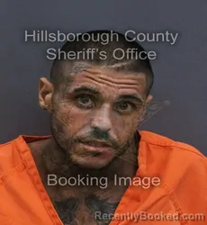 Mugshot of Johnathan Maldonado booked in Hillsborough County, Florida on September 6, 2026