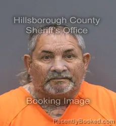 Mugshot of Hugo Leoner Lopezolmeda booked in Hillsborough County, Florida on September 6, 2026