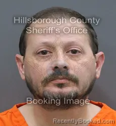 Mugshot of Christian Anthony Vicari booked in Hillsborough County, Florida on September 6, 2026