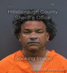 Mugshot of Ariel Eduardo Reyes Montero booked in Hillsborough County, Florida on September 6, 2026