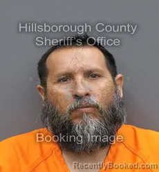 Mugshot of Carlos Perez booked in Hillsborough County, Florida on September 6, 2026