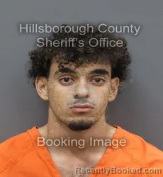 Mugshot of Christian Cyrio Khilla booked in Hillsborough County, Florida on September 6, 2026