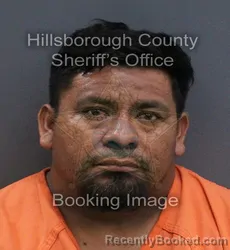 Mugshot of Valentin Santiago Santiago booked in Hillsborough County, Florida on September 6, 2026