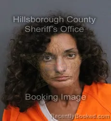 Mugshot of Jessica Nicole Mangum booked in Hillsborough County, Florida on September 6, 2026