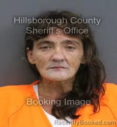 Mugshot of Cassie Leigh Richards booked in Hillsborough County, Florida on September 6, 2026