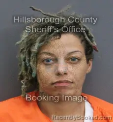 Mugshot of Jamaica Ceora Presha booked in Hillsborough County, Florida on September 6, 2026