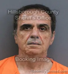 Mugshot of Behrouz Ahmadi booked in Hillsborough County, Florida on September 6, 2026