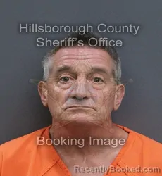 Mugshot of Douglas Steven Jones booked in Hillsborough County, Florida on September 6, 2026