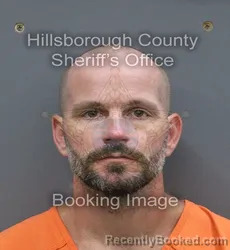 Mugshot of Sean Patrick Niederkorn booked in Hillsborough County, Florida on September 6, 2026