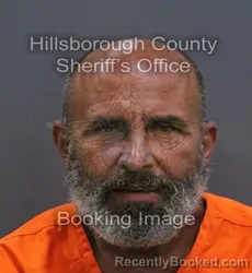 Mugshot of Allan Montpas booked in Hillsborough County, Florida on September 7, 2026