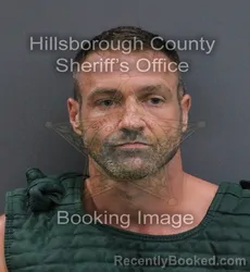 Mugshot of Adam D Fogg booked in Hillsborough County, Florida on September 7, 2026