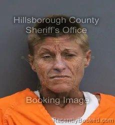Mugshot of Sandra Lee Hufford booked in Hillsborough County, Florida on September 7, 2026