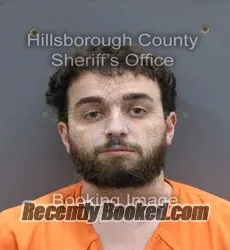 Booking photo from Hillsborough County, Florida