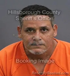 Mugshot of Jesus Manuel Lopez booked in Hillsborough County, Florida on September 7, 2026