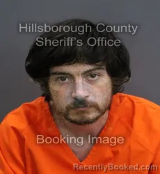 Mugshot of William Francis Massey booked in Hillsborough County, Florida on September 7, 2026