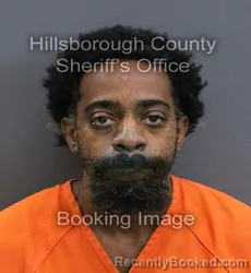 Mugshot of Oshei Maurice Williams booked in Hillsborough County, Florida on September 7, 2026