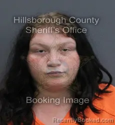 Mugshot of Sierra Nicole Wathern booked in Hillsborough County, Florida on September 7, 2026