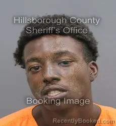 Mugshot of Jasier Xavior Grace booked in Hillsborough County, Florida on September 7, 2026