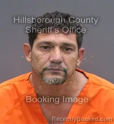 Mugshot of William Bolton Hernandez booked in Hillsborough County, Florida on September 8, 2026
