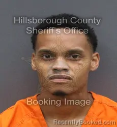 Mugshot of Jamari Antonio Armstrong booked in Hillsborough County, Florida on September 8, 2026